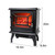 ZOKOP 17inch 1400w Freestanding Fireplace Fake Wood, Single Color, Heating Wire, A Rocker Flame Switch Button, a Rocker Heating Switch Button, a Temperature Control Knob with NTC, Black RT ZOKOP 17inch 1400w Freestanding Fireplace Fake Wood, Single Color, Heating Wire, A Rocker Flame Switch Button, a Rocker Heating Switch Button, a Temperature Control Knob with NTC, Black RT