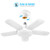 E26/E27 LED Adjustable Ceiling Garage Light Deformable Light with 5 Panels