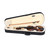 New 1/4 Acoustic Violin Case Bow Rosin Natural New 1/4 Acoustic Violin Case Bow Rosin Natural