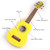 Naneki Soprano Ukulele Yellow 21 inch Children Ukeleles Gift Kid Beginner Ukelele Bunch with Bag, chord book for Adults Starter(Mini Kids Guitar Yellow)