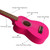 Soprano Ukulele 21 inch Mahogany Uke,Mini Kids Guitar Hawaiian ukeleles Instrument Starter Kit ukalalee for Beginner Music(Pink) Soprano Ukulele 21 inch Mahogany Uke,Mini Kids Guitar Hawaiian ukeleles Instrument Starter Kit ukalalee for Beginner Music(Pink)