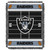 Raiders OFFICIAL National Football League, "Field" Baby 36"x 46" Triple Woven Jacquard Throw by The Northwest Company Raiders OFFICIAL National Football League, "Field" Baby 36"x 46" Triple Woven Jacquard Throw by The Northwest Company