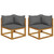 Sectional Corner Sofas 2 pcs with Cushions Dark Gray Sectional Corner Sofas 2 pcs with Cushions Dark Gray