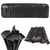 32 professional makeup brush set, facial eye shadow eyeliner foundation blush lip powder liquid cream blending brush (black)
