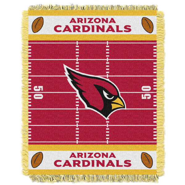 Cardinals OFFICIAL National Football League, "Field" Baby 36"x 46" Triple Woven Jacquard Throw by The Northwest Company Cardinals OFFICIAL National Football League, "Field" Baby 36"x 46" Triple Woven Jacquard Throw by The Northwest Company