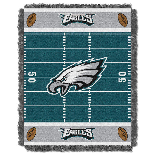 Eagles OFFICIAL National Football League, "Field" Baby 36"x 46" Triple Woven Jacquard Throw by The Northwest Company Eagles OFFICIAL National Football League, "Field" Baby 36"x 46" Triple Woven Jacquard Throw by The Northwest Company