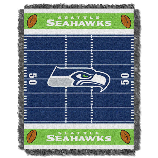 Seahawks OFFICIAL National Football League, "Field" Baby 36"x 46" Triple Woven Jacquard Throw by The Northwest Company Seahawks OFFICIAL National Football League, "Field" Baby 36"x 46" Triple Woven Jacquard Throw by The Northwest Company