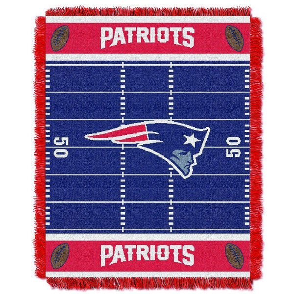 Patriots OFFICIAL National Football League, "Field" Baby 36"x 46" Triple Woven Jacquard Throw by The Northwest Company Patriots OFFICIAL National Football League, "Field" Baby 36"x 46" Triple Woven Jacquard Throw by The Northwest Company