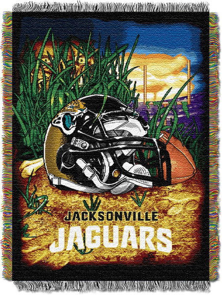 Jaguars OFFICIAL National Football League, "Home Field Advantage" 48"x 60" Woven Tapestry Throw by The Northwest Company Jaguars OFFICIAL National Football League, "Home Field Advantage" 48"x 60" Woven Tapestry Throw by The Northwest Company