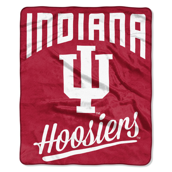 Indiana OFFICIAL Collegiate, "Alumni" 50"x 60" Raschel Throw by The Northwest Company Indiana OFFICIAL Collegiate, "Alumni" 50"x 60" Raschel Throw by The Northwest Company