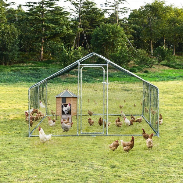 Large Walk in Shade Cage Chicken Coop with Roof Cover Large Walk in Shade Cage Chicken Coop with Roof Cover