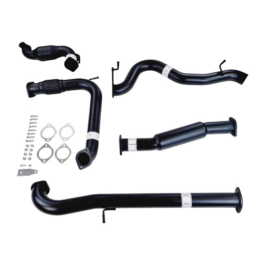 Jeep JK Wrangler  CRD 07 to 10 Turbo Back Exhaust System With Muffler  and Cat - Dandy Exhaust