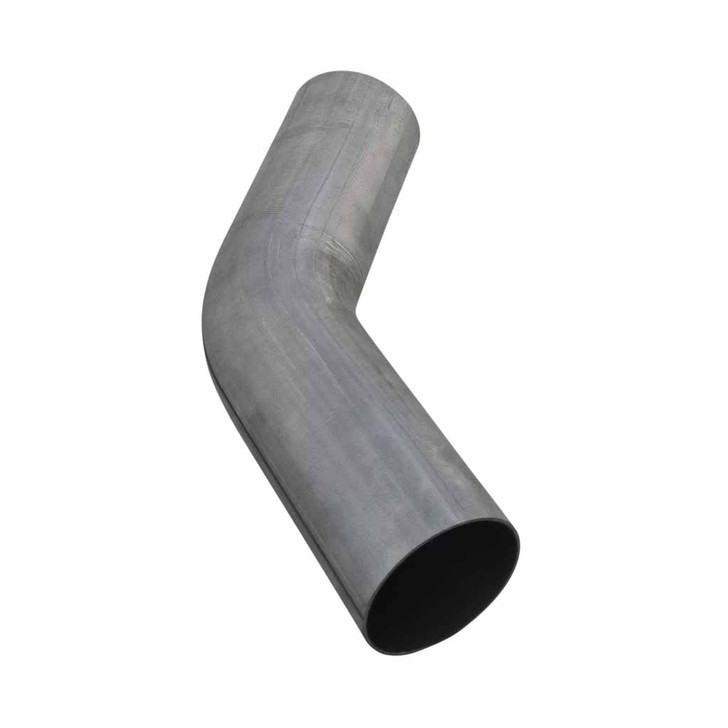 3" Mandrel Bend Exhaust Pipe 76mm - 45 Degree 1D Tight Radius - Aluminised Mild Steel