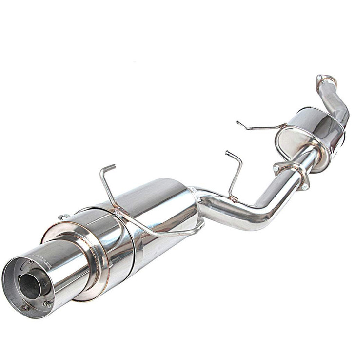 Nissan 180SX S13 XFORCE 3" Catback Exhaust with Angle-Out Cannon - Raw 409