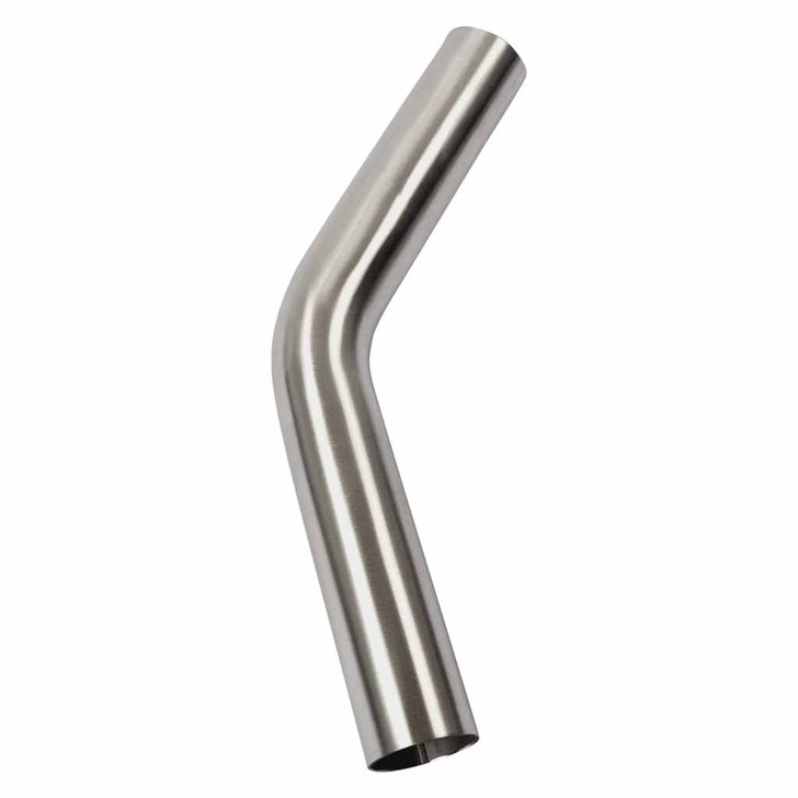 Dandy Exhaust  Pipe Mandrel Bend - 1 1/2" 45 Degree Brushed 304 Stainless Steel