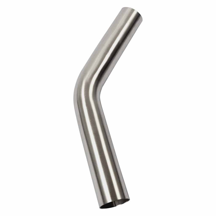 Dandy Exhaust  Pipe Mandrel Bend - 1 5/8" 45 Degree Brushed 304 Stainless Steel