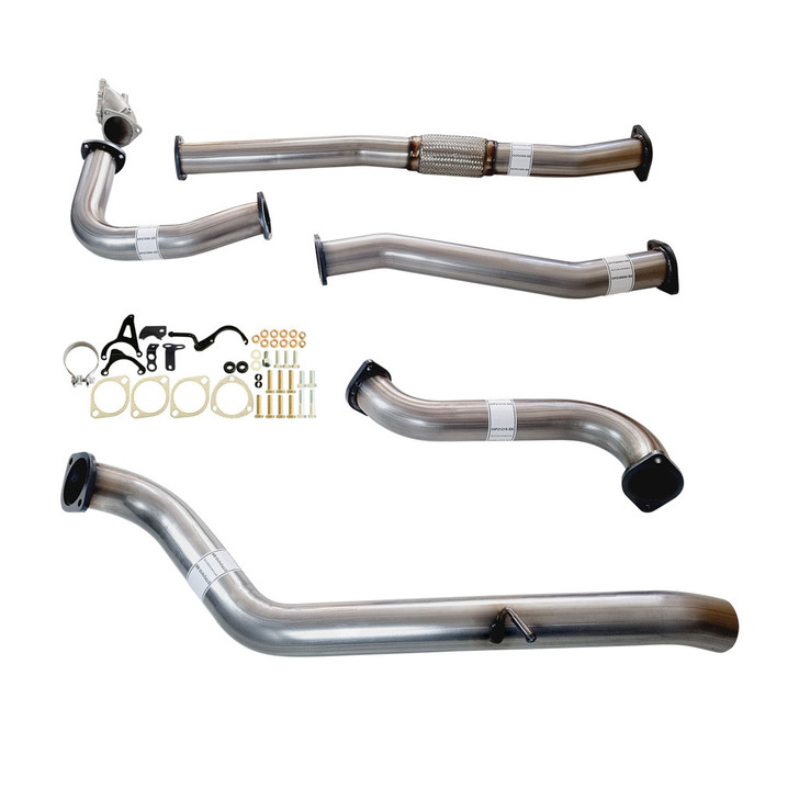 NISSAN PATROL GU TD42 WAGON 3" STAINLESS TURBO BACK EXHAUST WITH STAINLESS 304 CAST DUMP PIPE & PIPE ONLY