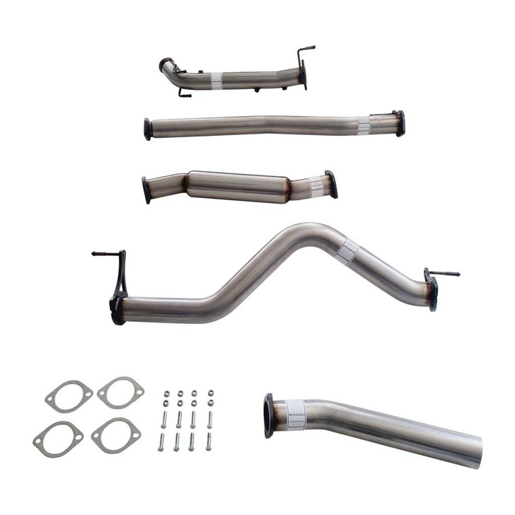 Nissan Navara NP300 D23 2015 On 3 inch Turbo Stainless Back Exhaust System With Hotdog No Cat