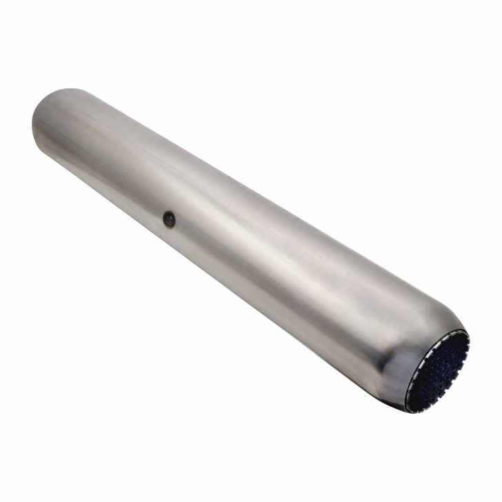 Hotdog Muffler Perforated 3" Inlet And Outlet 24" Long With Fiberglass Packing