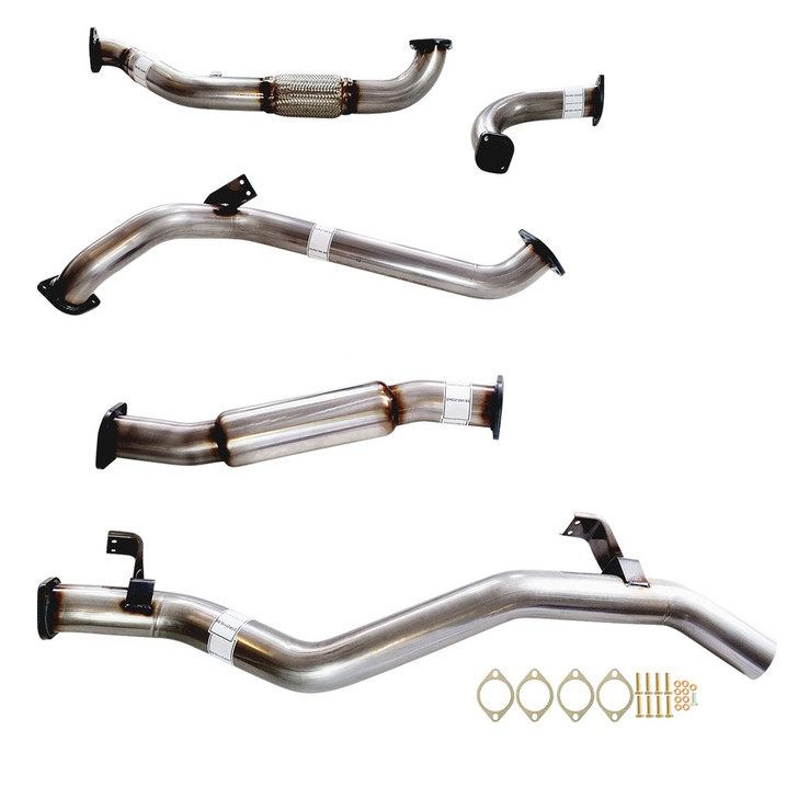 79 Series V8 Landcruiser Single Cab Ute 3 inch Stainless Turbo Back Exhaust Hotdog No Cat