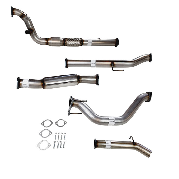 Toyota Hilux KUN26/25 3Lt D4D 2005&gt; 3 inch Stainless Turbo Back Exhaust With Cat & Hotdog