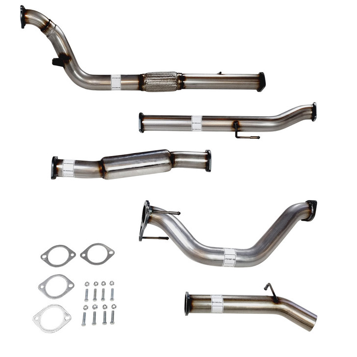 Toyota Hilux KUN26/25 3Lt D4D 2005&gt; 3 inch Stainless Turbo Back Exhaust With Hotdog Only