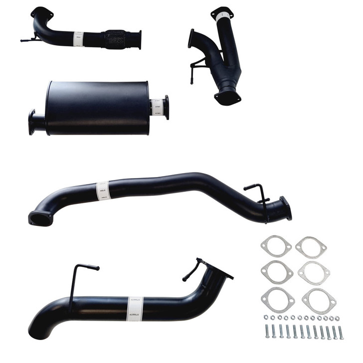 3 Inch Cat Back Exhaust for Y62 Patrol V8 With Centre Muffler and Straight Tail