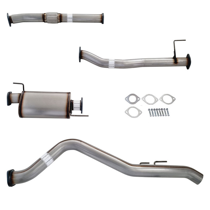 Mazda BT50 2021 Onwards 3.0Lt 4JJ3-TCX 3 inch Stainless DPF Back Exhaust With Muffler