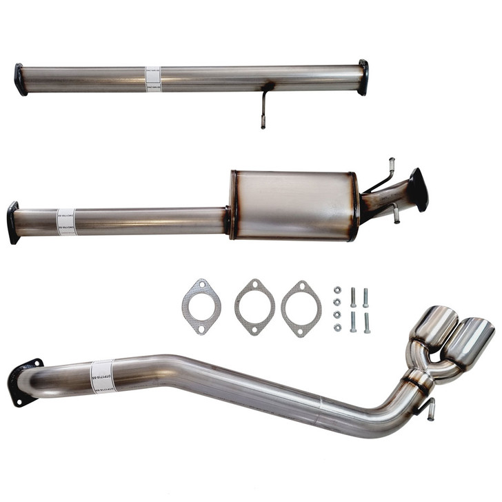 PX Ford Ranger 3.2L Oct 2016 On 3 inch DPF Back Stainless Exhaust Muffler Only Side Exit