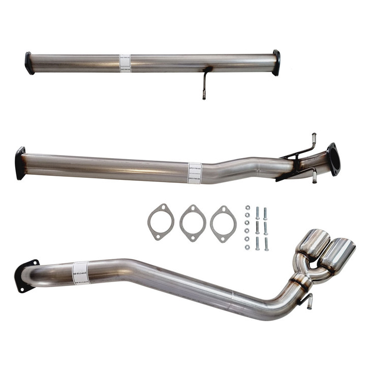 PX Ford Ranger 3.2L Oct 2016 On 3 inch DPF Back Stainless Exhaust With Pipe Only Side Exit