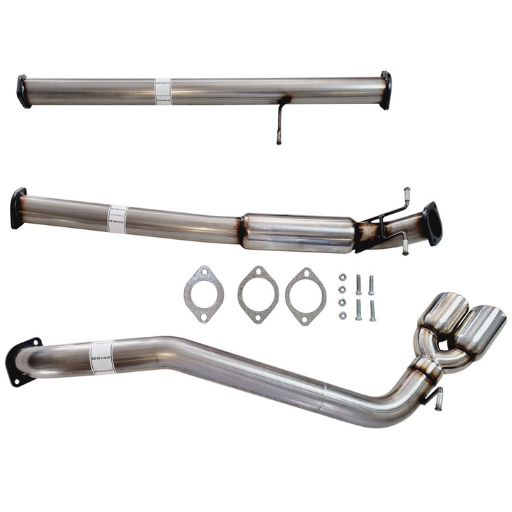 PX Ford Ranger 2L Oct 2016 On 3 inch DPF Back Stainless Exhaust With Hotdog Only Side Exit