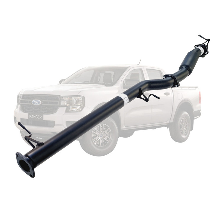 Ford Ranger Next Gen 4cyl 2L Bi-Turbo 2022 &gt; 3" # DPF # Back  Exhaust With Hotdog Only Diff Dump Exit