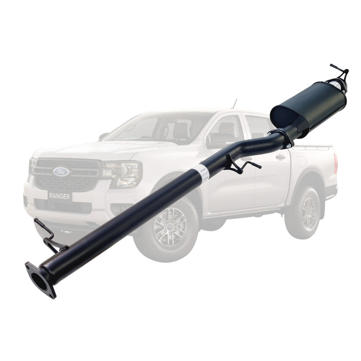 Ford Ranger Next Gen 4cyl 2L Bi-Turbo 2022 On 3" # DPF # Back  Exhaust With Muffler Only Diff Dump Exit