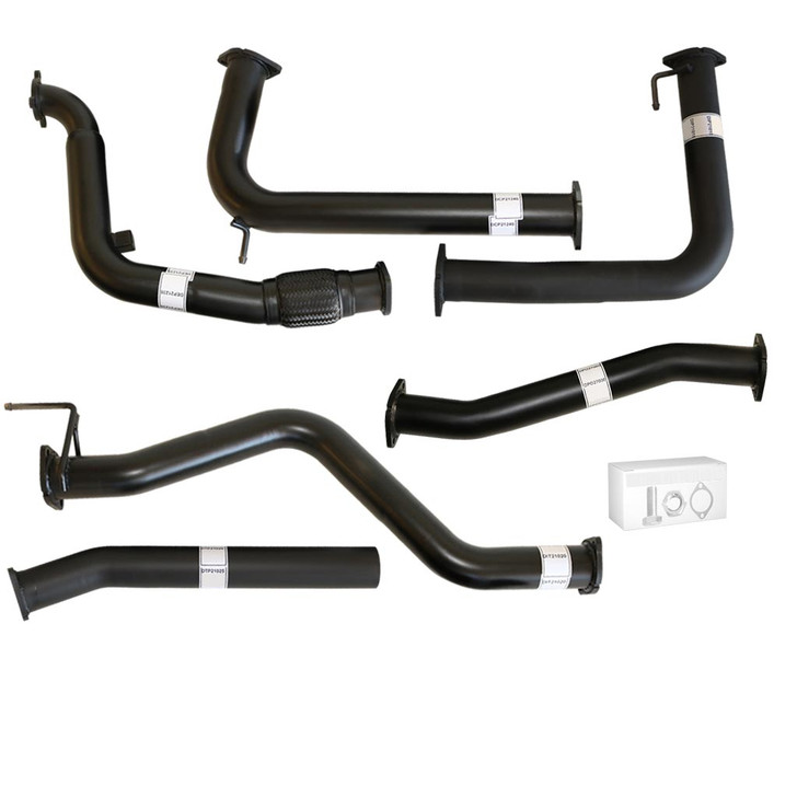 Navara D40 2.5L Auto DPF 2007 On 3 inch Turbo Back Exhaust With Pipe Only