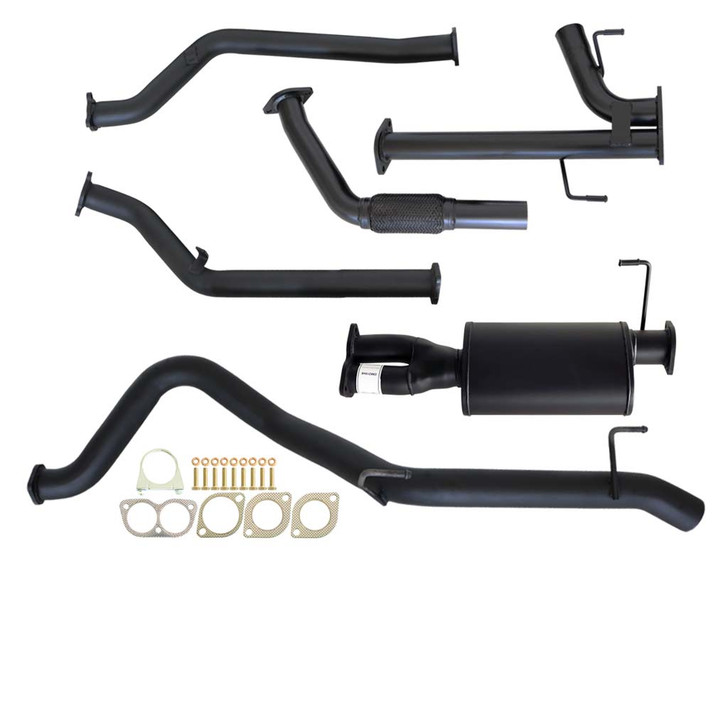 200 Series Landcruiser V8 3 inch Turbo Back Exhaust With Muffler No Cat  (Dump Pipe currently 2.5")