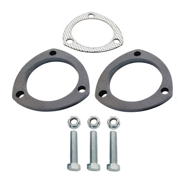 Exhaust Flange Plate Kit 76.2mm 3 Inch With Gaskets Nuts And Bolts 10mm ...