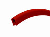 Red Self-Gripping Rubber Edge Trim (To Fit 1.5mm to 3mm Thick Panel)