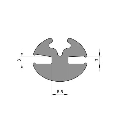 Fixed Claytonrite Window Seal (3mm x 3mm) Fixed Claytonrite Window Seal (3mm x 3mm)