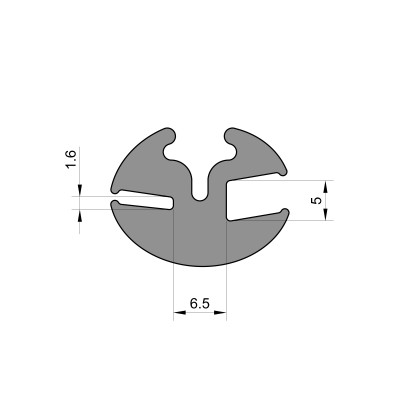 Fixed Claytonrite Window Seal (5mm x 1.6mm) Fixed Claytonrite Window Seal (5mm x 1.6mm)
