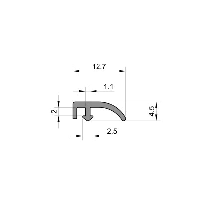Black Caravan Door Seal Trim Black Caravan Door Seal Trim