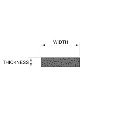 Expanded Neoprene Plain Sponge Strip Expanded Neoprene Plain Sponge Strip