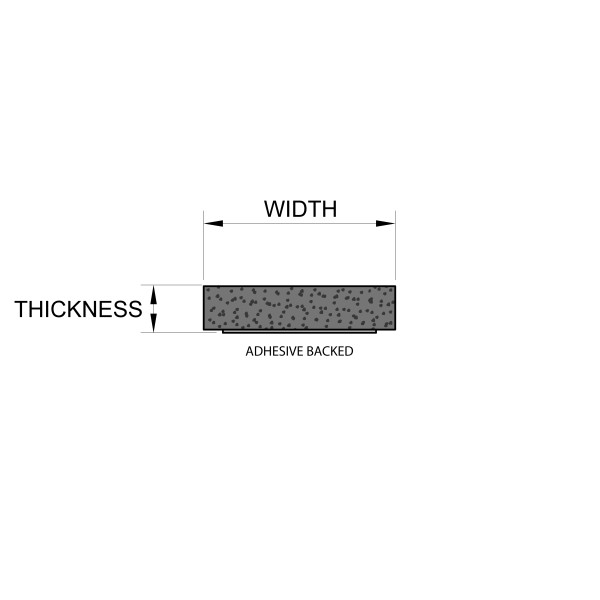 Expanded Neoprene Self-Adhesive Sponge Strip