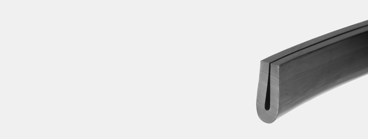 Solid Rubber U Channels