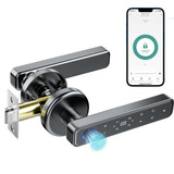 Fingerprint Door knob,  5-in-1 Smart Door Lock, Fingerprint, Passcode, Card, App, Key