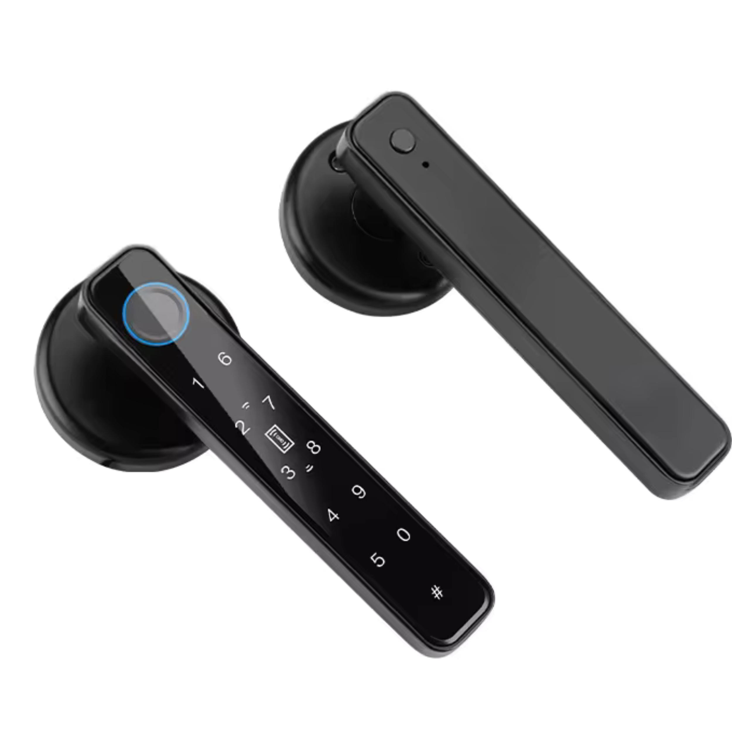 Fingerprint Door knob,  5-in-1 Smart Door Lock, Fingerprint, Passcode, Card, App, Key