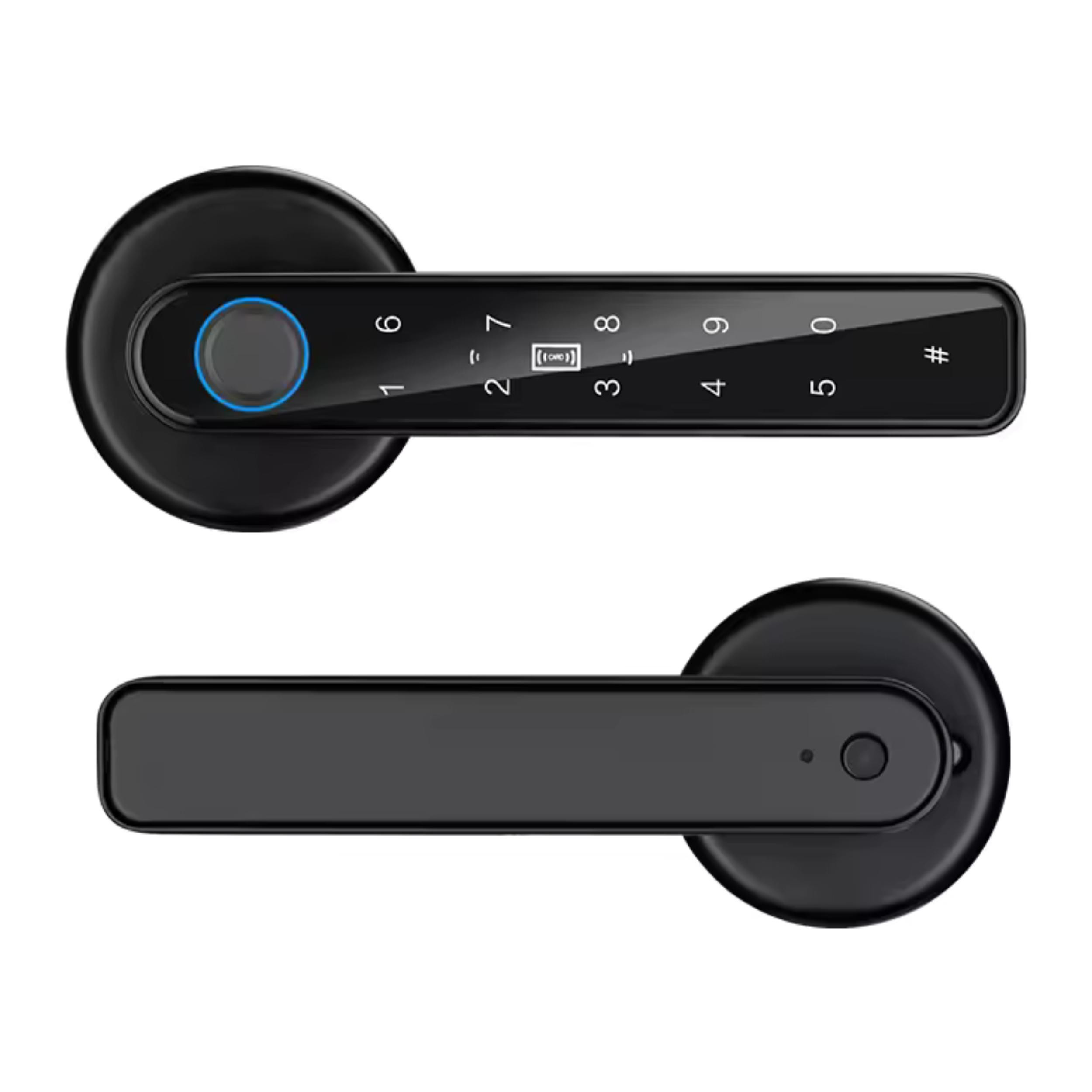 Fingerprint Door knob,  5-in-1 Smart Door Lock, Fingerprint, Passcode, Card, App, Key