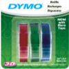 Dymo 3/8 In X 9.8 Ft Blue Green Red Label Maker Tape Refills - Foto 10