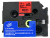 Replacement p-touch black on red label tape p-touch tape