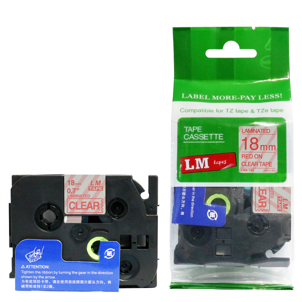 LM Tape Compatible TZe-142 3/4