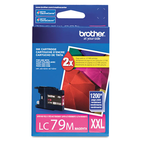 Cartouche D'encre Brother LC3217M Magenta Originale - Rendement 550 Pages, Pour Imprimantes MFC-J5xxxDW Et J6xxxDW - 2